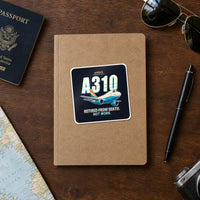 Thumbnail for Airbus A310-200P2F - Cartoon - Square Sticker - Notebook