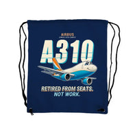Thumbnail for Airbus A310-200P2F - Drawstring Bag - Cartoon - Dark Blue