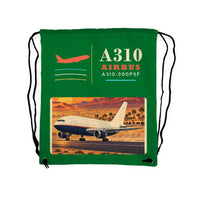 Thumbnail for Airbus A310-200P2F - Drawstring Bag - Classic - Green
