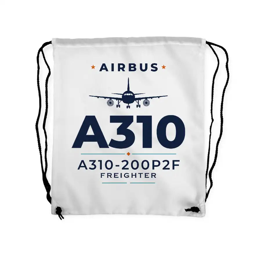 Airbus A310-200P2F - Drawstring Bag - Heritage - White