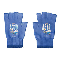 Thumbnail for Airbus A310-200P2F - Gloves - Cut - Cartoon + Name - Blue
