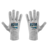 Thumbnail for Airbus A310-200P2F - Gloves - Full - Cartoon + Name - Light Gray