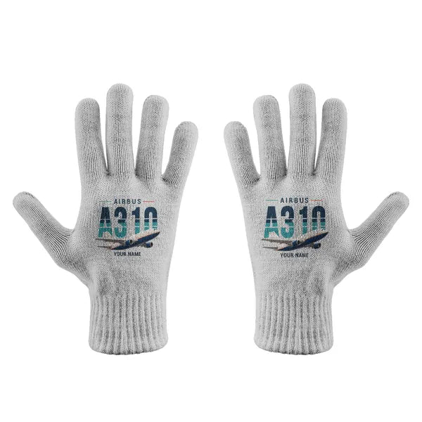 Airbus A310-200P2F - Gloves - Full - Original + Name - Light Gray