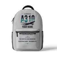 Thumbnail for Airbus A310-300 - 3D Backpack - Original + Name - White