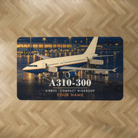 Thumbnail for Airbus A310-300 - 3D + Name - Rectangle Carpet - Full Print