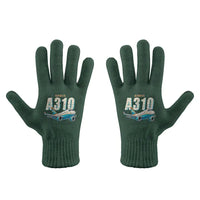 Thumbnail for Airbus A310-300 - Gloves - Full - Cartoon - Dark Green