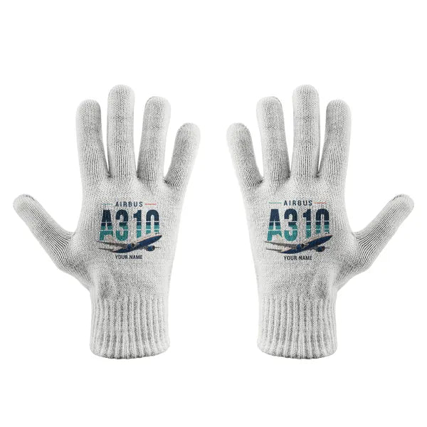 Airbus A310-300 - Gloves - Full - Original + Name - White