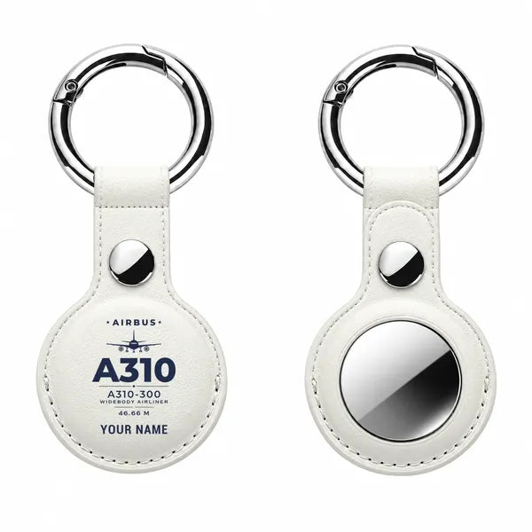 Airbus A310-300 - Heritage + Name - AirTag Case - White