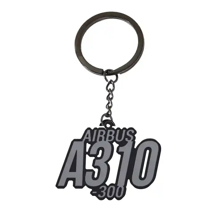 Airbus A310-300 - Hollow Key Chain - Tag - Black