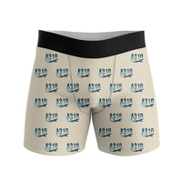 Thumbnail for Airbus A310-300 - Men Boxers - Original Pattern - Beige