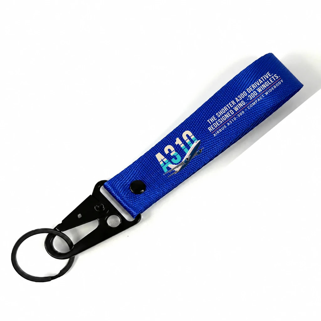 Airbus A310-300 Hawk-Shaped Key Chains - Blue - Original