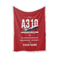 Thumbnail for Airbus A310-300 - Original + Name - Blanket - Red