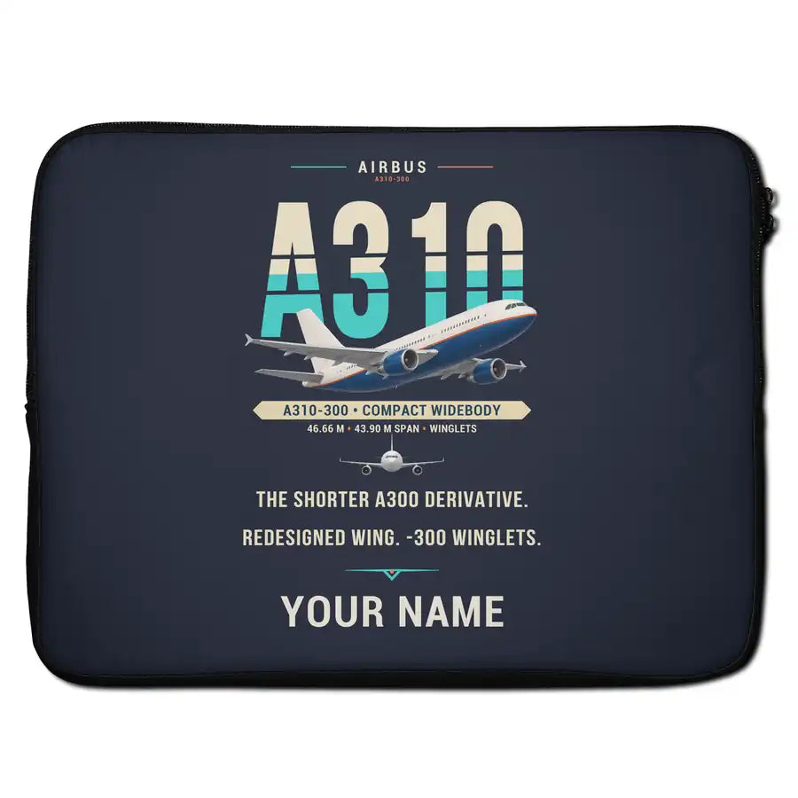 Airbus A310-300 - Original + Name - Laptop Sleeve