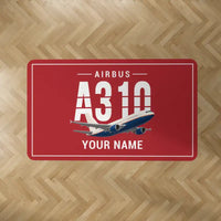 Thumbnail for Airbus A310-300 - Original + Name - Rectangle Carpet - Red