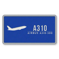 Thumbnail for Airbus A310-300 Patches - Rectangle - Royal White