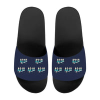 Thumbnail for Airbus A310-300 - Slippers - Sport - Original Pattern - Navy Blue