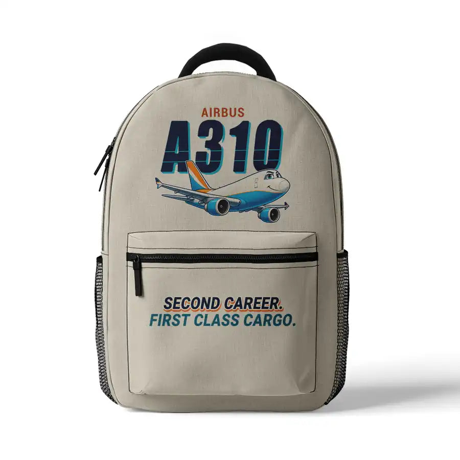 Airbus A310-300P2F - 3D Backpack - Cartoon - Beige