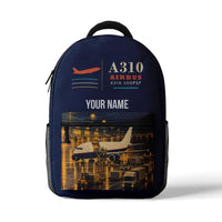 Thumbnail for Airbus A310-300P2F - 3D Backpack - Dark Blue + Name
