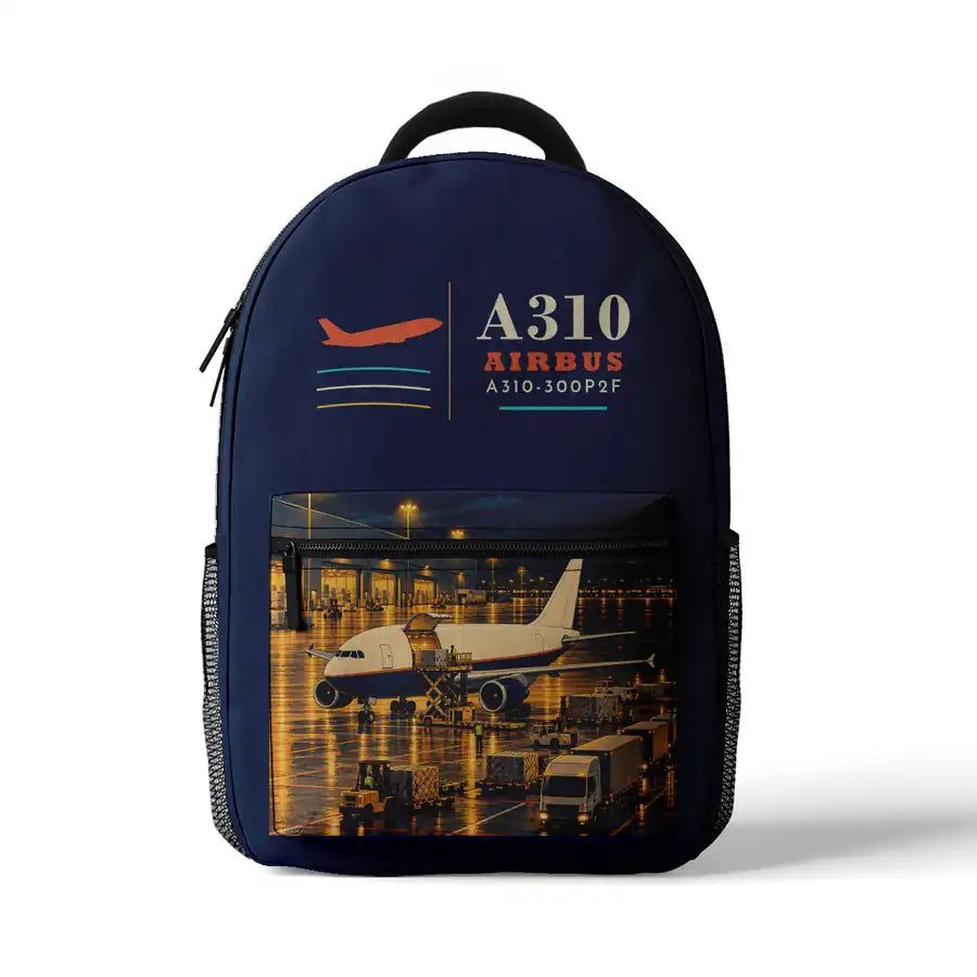Airbus A310-300P2F - 3D Backpack - Dark Blue