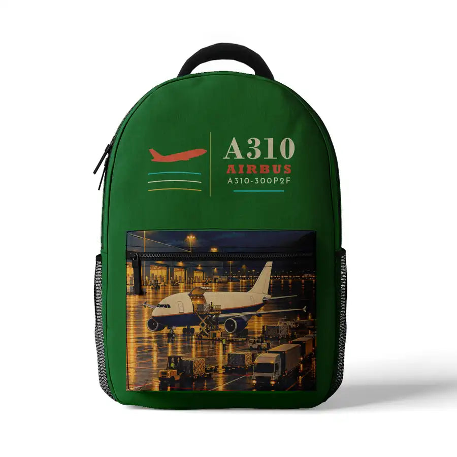 Airbus A310-300P2F - 3D Backpack - Green