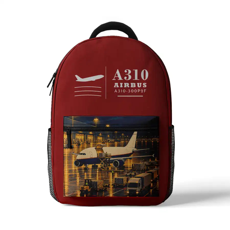 Airbus A310-300P2F - 3D Backpack - Red