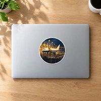 Thumbnail for Airbus A310-300P2F - 3D - Circle Sticker - MacBook