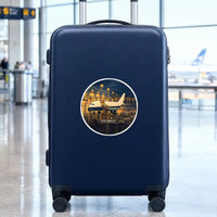 Thumbnail for Airbus A310-300P2F - 3D - Circle Sticker - Suitcase
