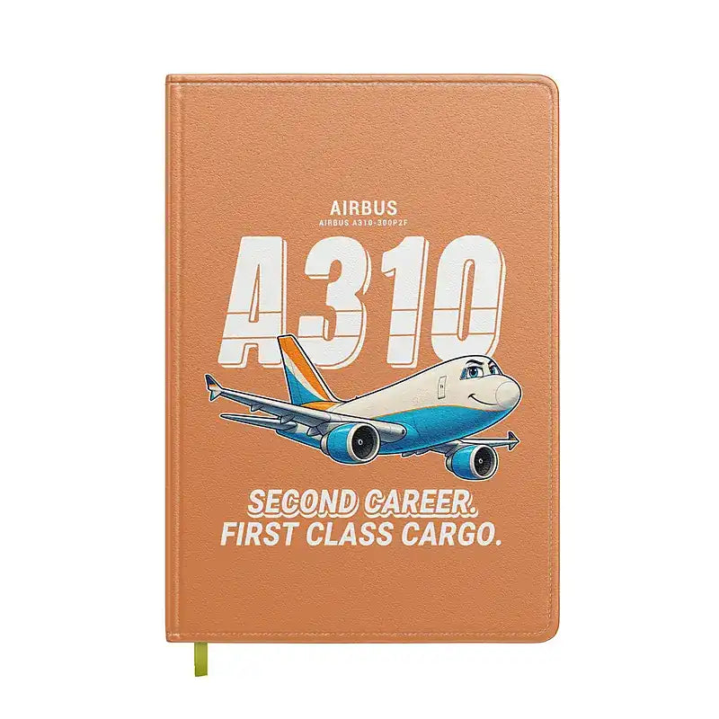 Airbus A310-300P2F - Cartoon - Notebook - Orange