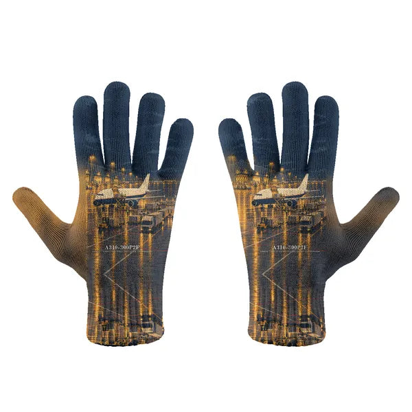 Airbus A310-300P2F - Gloves - Full - 3D - Full Print