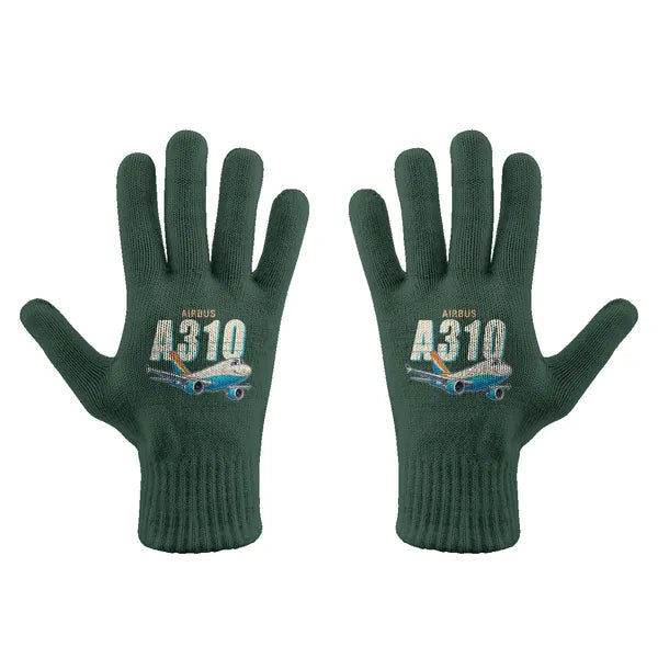 Airbus A310-300P2F - Gloves - Full - Cartoon - Dark Green