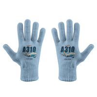 Thumbnail for Airbus A310-300P2F - Gloves - Full - Cartoon + Name - Light Blue