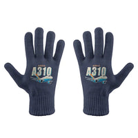 Thumbnail for Airbus A310-300P2F - Gloves - Full - Cartoon - Navy Blue