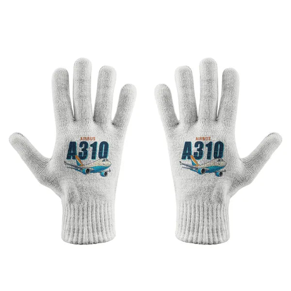 Airbus A310-300P2F - Gloves - Full - Cartoon - White