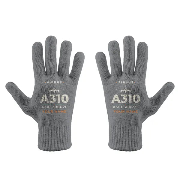 Airbus A310-300P2F - Gloves - Full - Heritage + Name - Gray