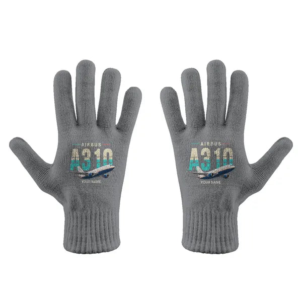 Airbus A310-300P2F - Gloves - Full - Original + Name - Gray