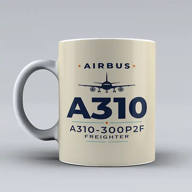 Airbus A310-300P2F - Heritage - Mug - Beige