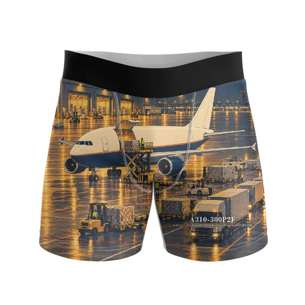 Airbus A310-300P2F - Men Boxers - 3D - Full Print