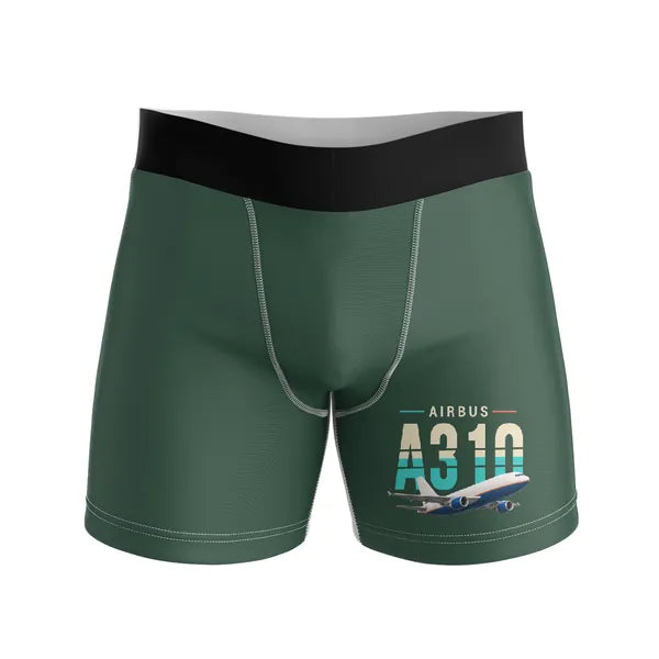 Airbus A310-300P2F - Men Boxers - Original - Dark Green