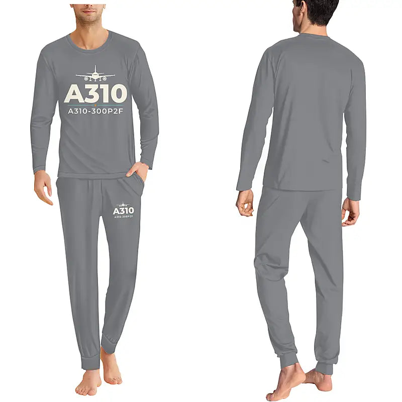 Airbus A310-300P2F - Men Pajamas - Heritage Chest - Gray