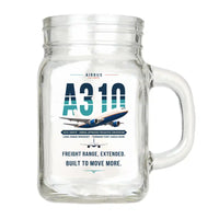 Thumbnail for Airbus A310-300P2F - Original - Cocktail Glass (Mason Jar)