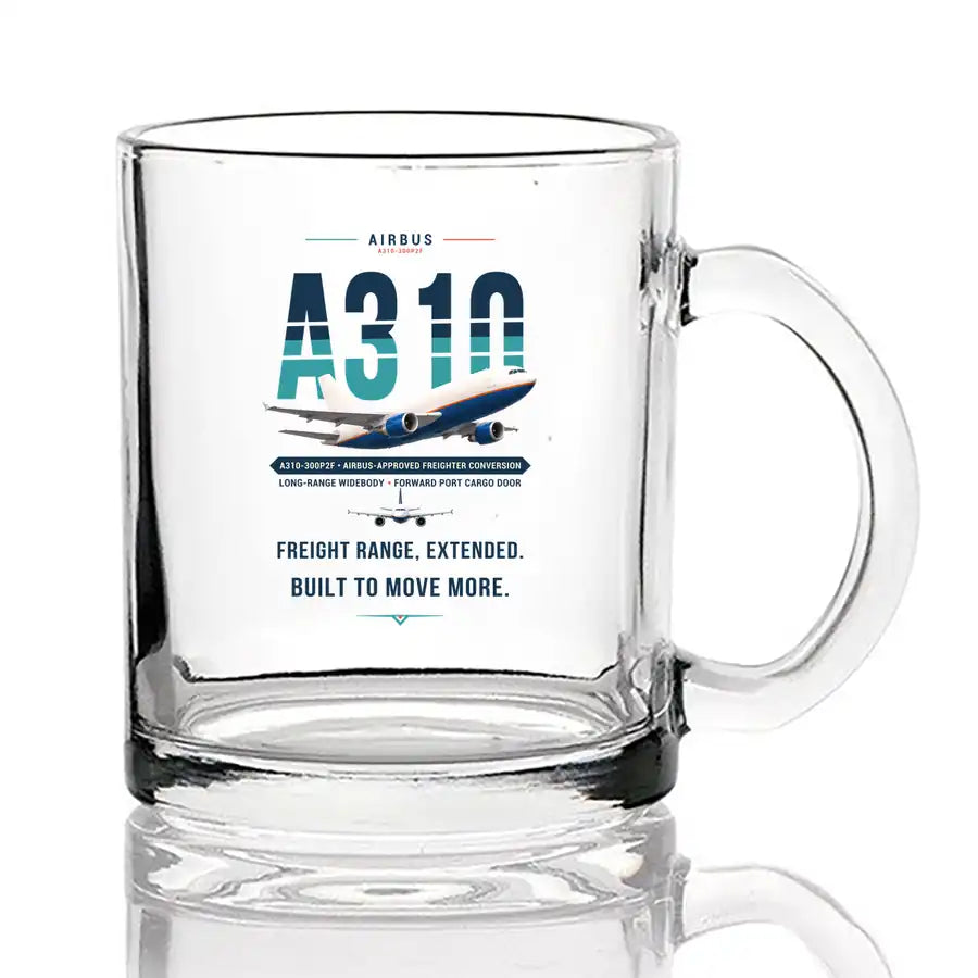 Airbus A310-300P2F - Original - Coffee & Tea Glass