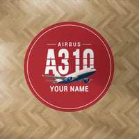 Thumbnail for Airbus A310-300P2F - Original + Name - Round Carpet - Red