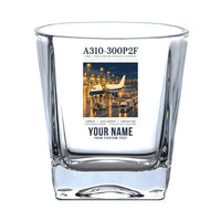 Thumbnail for Airbus A310-300P2F - Poster + Name - Whiskey Glass