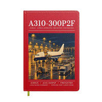 Thumbnail for Airbus A310-300P2F - Poster - Notebook - Red