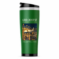 Thumbnail for Airbus A310-300P2F - Poster - Stainless Steel (No Holder) - Green