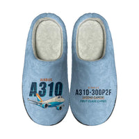 Thumbnail for Airbus A310-300P2F - Slippers - Cotton - Cartoon - Light Blue