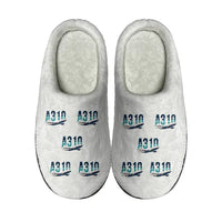 Thumbnail for Airbus A310-300P2F - Slippers - Cotton - Original Pattern - White