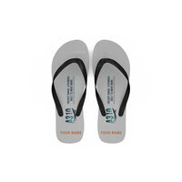 Thumbnail for Airbus A310-300P2F - Slippers - Flip Flops - Original + Name - Light Gray