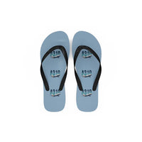 Thumbnail for Airbus A310-300P2F - Slippers - Flip Flops - Original Pattern - Light Blue