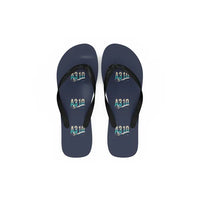 Thumbnail for Airbus A310-300P2F - Slippers - Flip Flops - Original Pattern - Navy Blue